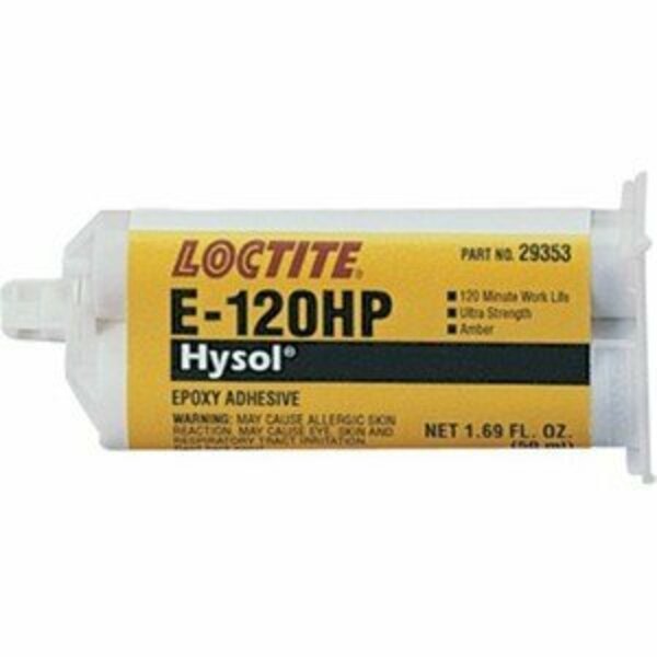 Loctite E-120HP Hysol Epoxy Adhesive, High Performance 50 ml Dual Syringe LOC29353